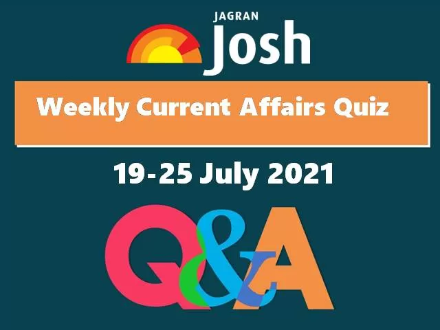 Weekly Current Affairs Quiz
