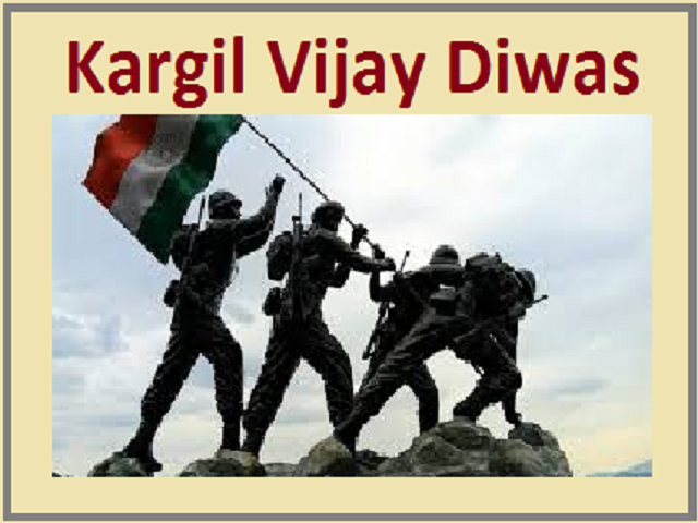 Illustration Of Kargil Vijay Diwas Background. It Is Celebrated On 26 July  Every Year In Honour Of The Kargil War's Heroes In India. Royalty Free SVG,  Cliparts, Vectors, and Stock Illustration. Image 82158001.