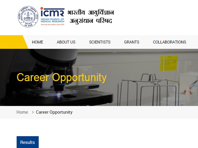 ICMR Recruitment 2021 for 53 Posts of Research Scientist and other @main.icmr.nic.in, Download PDF