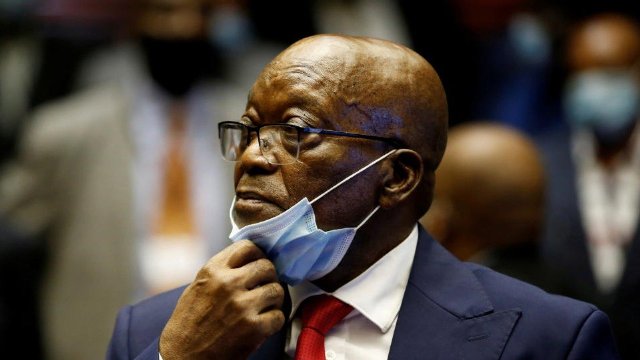 Former South African president Jacob Zuma sentenced to 15 months in jail