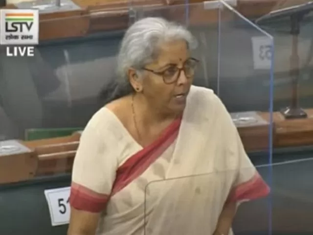Union Finance Minister Nirmala Sitharaman 