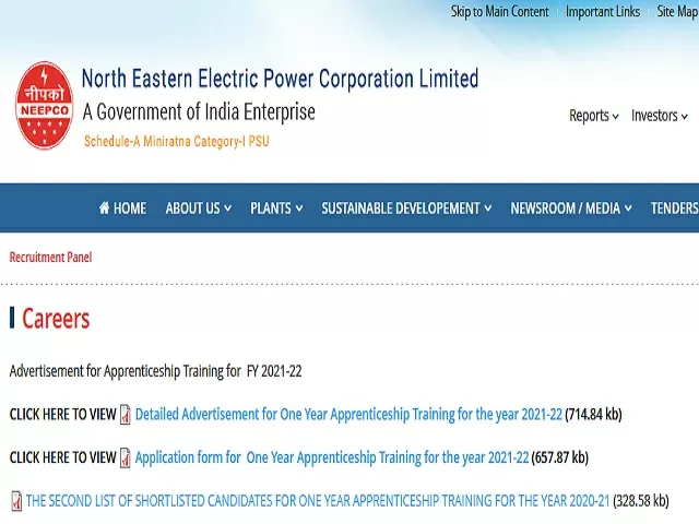NEEPCO Recruitment 2021