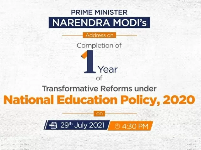 National Education Policy 2020 As Nep Completes A Year Pm Modi To