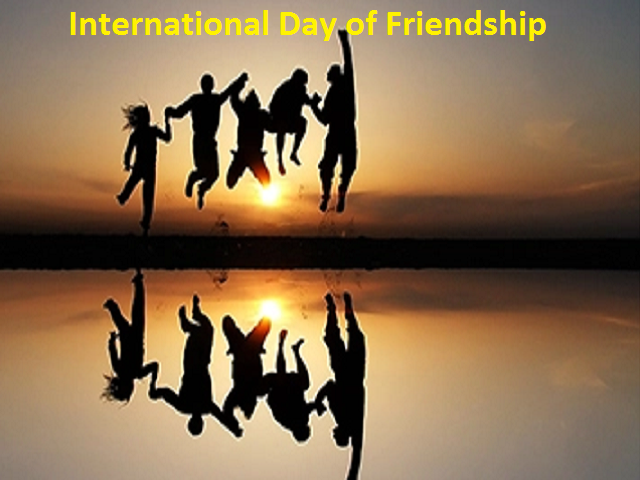 INTERNATIONAL DAY OF FRIENDSHIP - July 30, 2024 - National Today