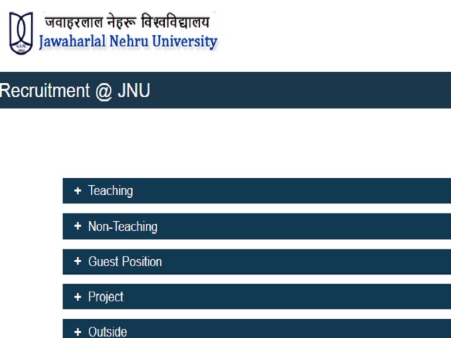JNU भर्ती 2021: प्रोजेक्ट साइंटिस्ट, प्रोजेक्ट असिस्टेंट, सीनियर रिसर्च फेलो पदों की वेकेंसी के लिए करें आवेदन