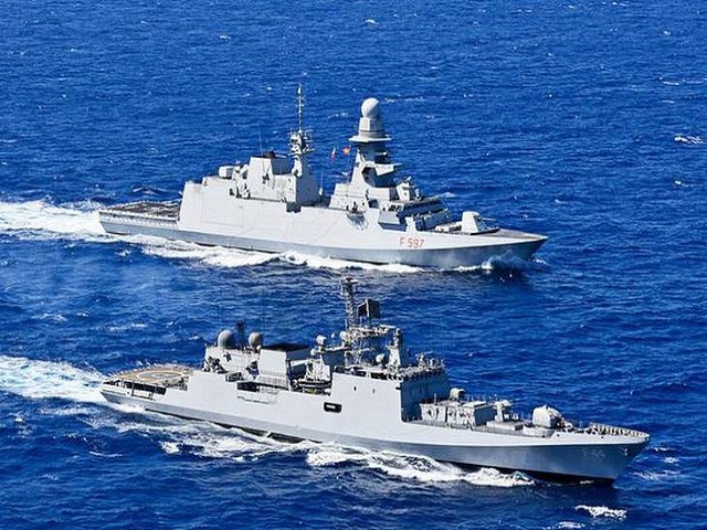 INS Tabar conducts maritime partnership exercise with Italian Navy