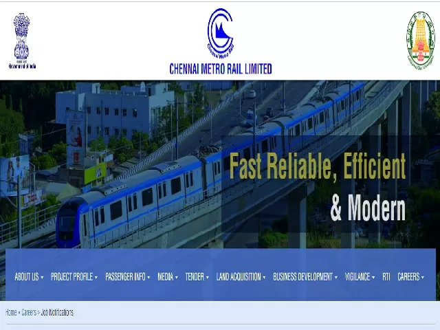 Chennai Metro Recruitment
