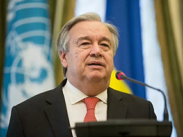 UN Secretary General Antonio Guterres
