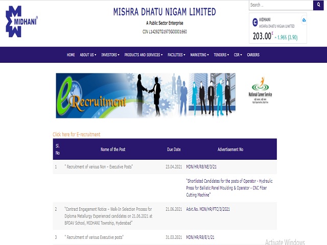 MIDHANI Recruitment 2021: Walk in for 21 Assistant Posts before 21 June