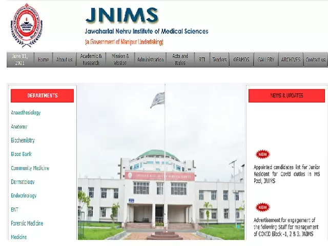 JNIMS Recruitment 2021