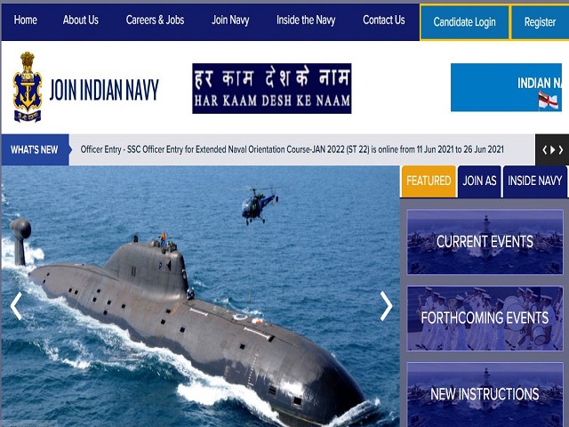 Indian Navy SSC Officer Recruitment 2021: Apply Online for Extended ...