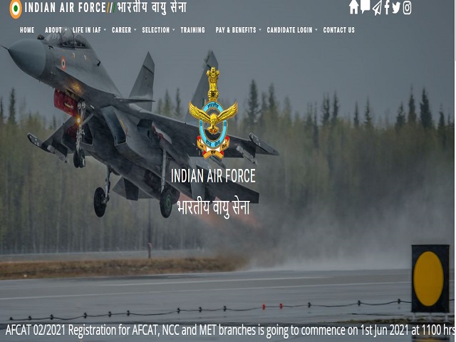 Afcat 2 2021 Online Registration Started Afcat Cdac In Exam From 28 August 334 Vacancies For Iaf Commissioned Officers