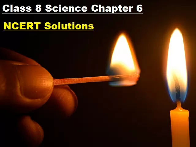 NCERT Solutions for Class 8 Science Chapter 6 - Combustion and Flame