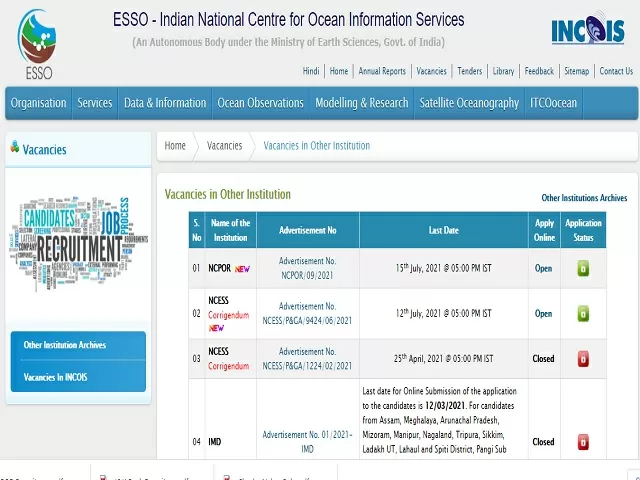 NCPOR Recruitment 2021: Apply Scientist, Executive Assistant & Other Posts