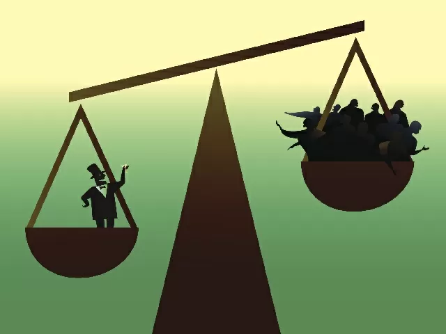 Inequality of wealth