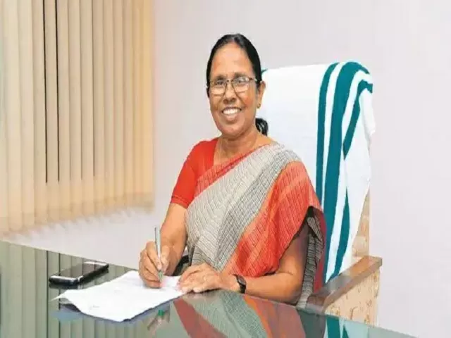 Former Health Minister of Kerala KK Shailaja, Source: PTI