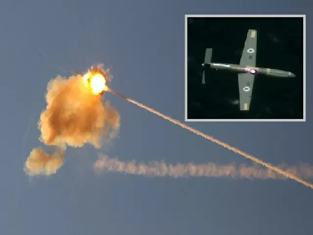 Israel became the first country to shoot down hostile drones mid-air