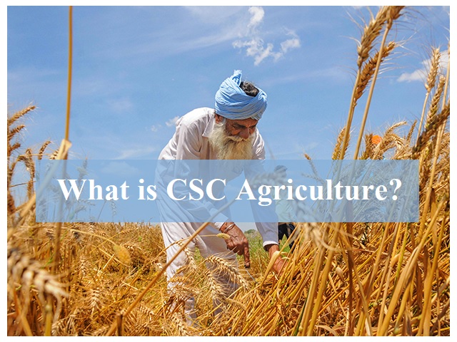 What is CSC Agriculture portal and how will it help the farmers?