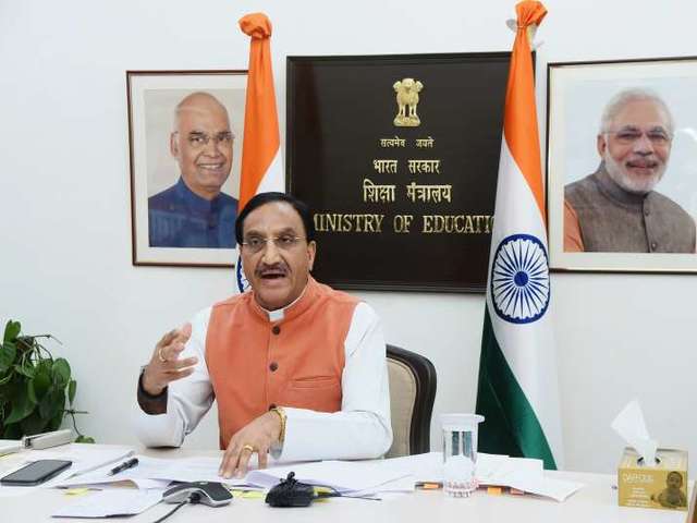 Union Education Minister Ramesh Pokhriyal, Source: PTI