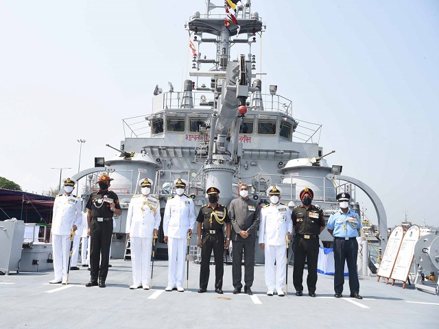 Indian Naval Landing Craft Utility L58 Commissioned at Port Blair