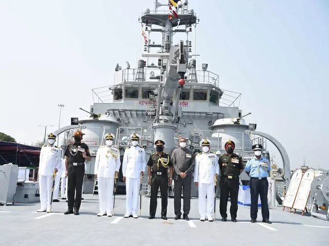 Indian Naval Landing Craft Utility L58 Commissioned at Port Blair