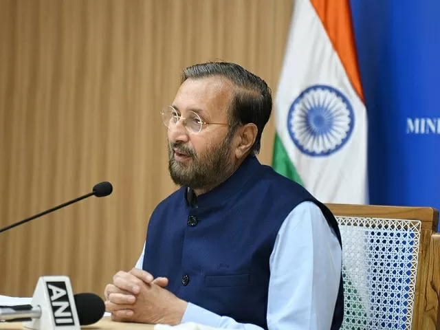 Union I&B Minister Prakash Javadekar