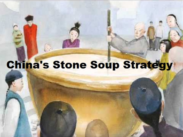 What is China's Stone Soup Strategy to eradicate poverty?