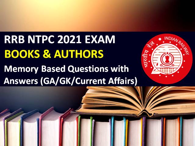 RRB NTPC 2021 Exam Memory Based Books 