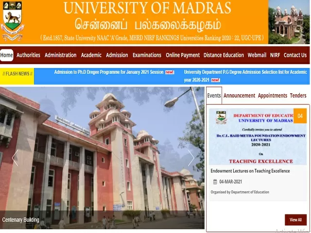 Madras University Recruitment 2021: Apply for Technical Staff, Field Investigators, Office Staff & Office Assistant Posts