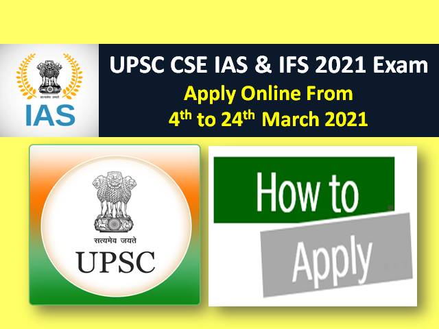 UPSC IAS/IFS 2021 Civil Services Exam (CSE) Registration Ends Today @upsconline.nic.in (Till 24th March 6:00 PM): Check How to Apply Online!