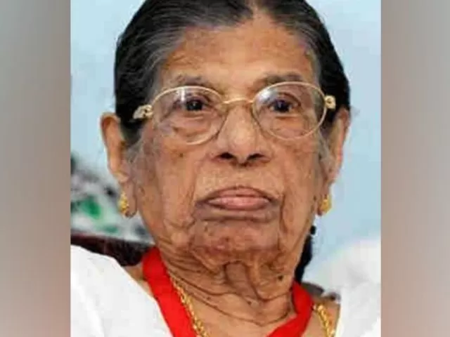 KR Gouri Amma, Source: ANI
