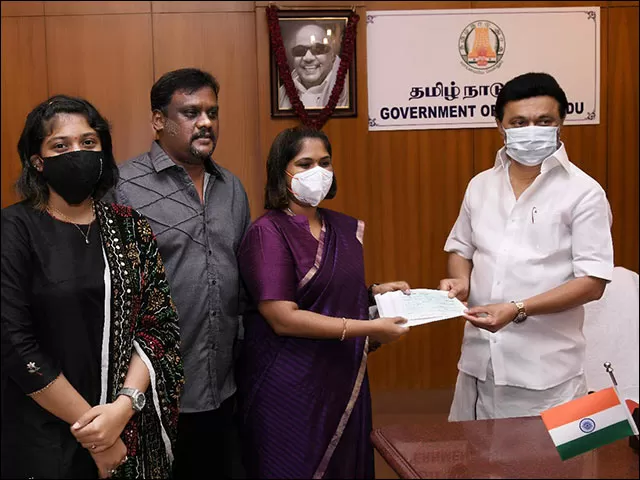 Sathyabama deemed university donated Rs.50 lakh to Chief Minister’s Public Relief Fund
