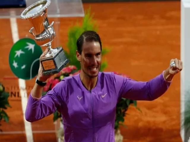 Rafael Nadal at Italian Open 2021, Source: Reuters