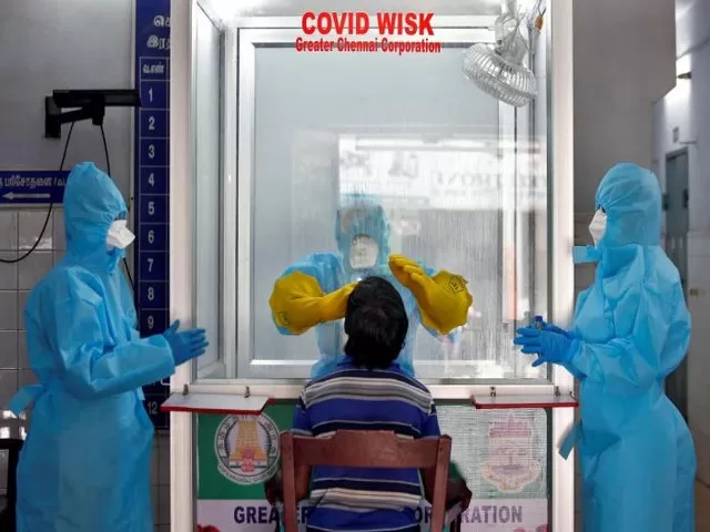 COVID-19 swab test, Source: PTI