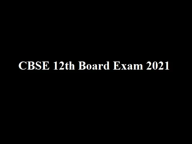 CBSE 2021