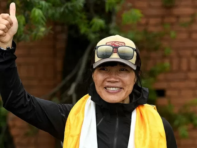 Tsang Yin-hung becomes fastest woman to scale Mount Everest, Source: AFP
