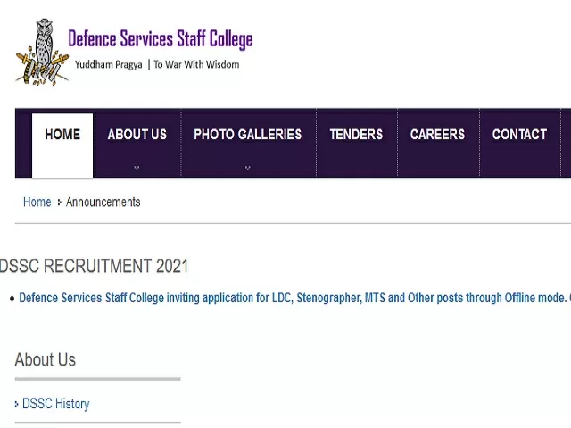 DSSC Group C Jobs