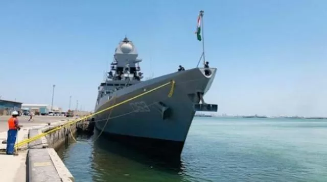 Op Samudra Setu-II: Indian Navy launches operation for the shipment oxygen-filled containers to India