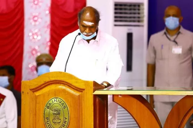 N Rangasamy sworn in as Puducherry Chief Minister in Hindi