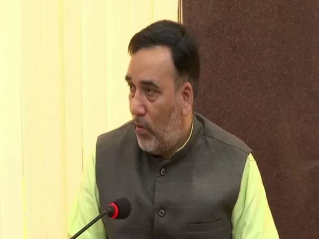 Delhi Environment Minister Gopal Rai, Anti-Open Burning Campaign, Source: ANI