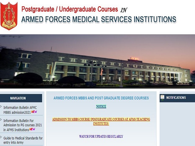 AFMS Recruitment 2021: 200 Vacancies for SSC Officer Posts, Apply Online @amcsscentry.gov.in