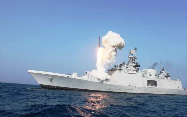 Indian Navy Receives First P15B Guided-Missile Destroyer Visakhapatnam