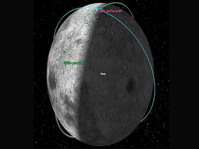 ISRO’s Chandrayaan-2 Orbiter avoids collision with NASA’s Lunar Orbiter; Image: ISRO