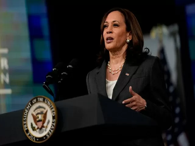 US Vice-President Kamala Harris, Source: Reuters