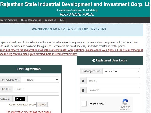 RIICO Admit Card 2021 Out: Downlod JE, AAO and AP Call Letter @riico.onlinerecruit.in
