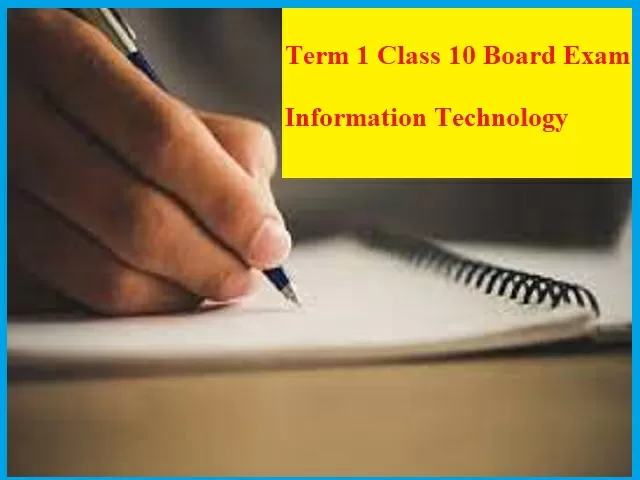 CBSE 10th Information Technology (IT) Board Exam 2021-22: Answer Key ...