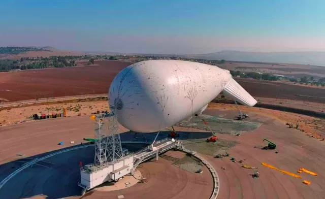 Israel tests massive inflatable missile detection system