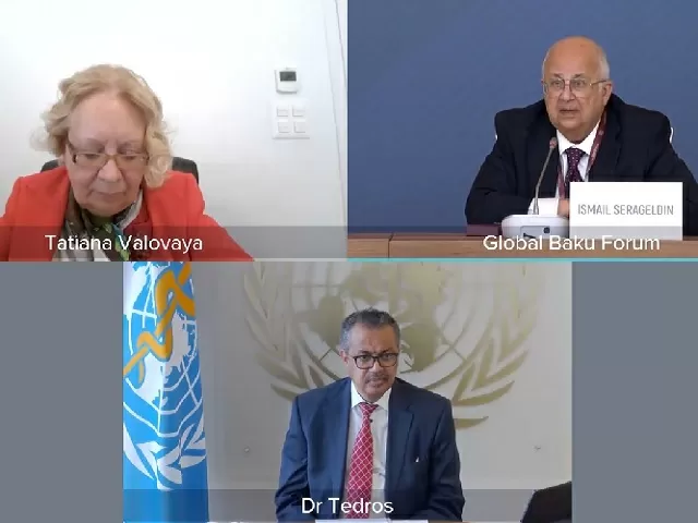 WHO Chief Tedros Ghebreyesus honoured with Nizami Ganjavi Award