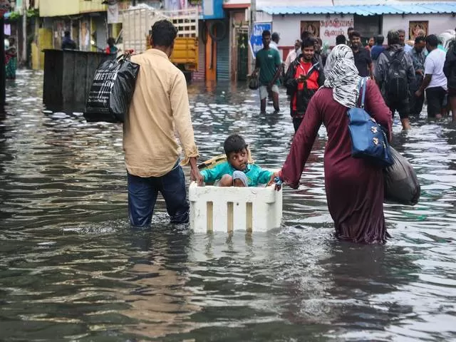 Chennai Rains 2021, Source: ANI