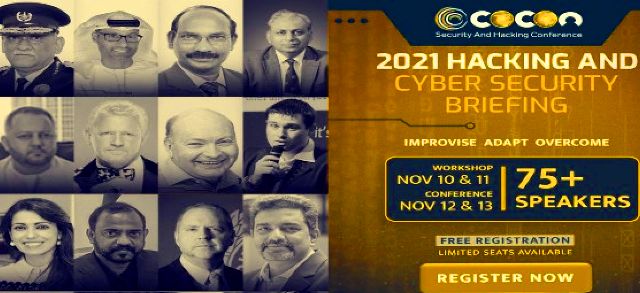 cOcOn 2021: Kerala Police’s Cyber security and hacking conference
